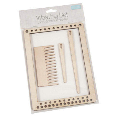 Groves Of Thames Weaving Set - Weaving Set: Loom, Comb And Two Needles - Trimits