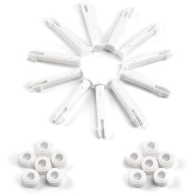 B&Q 12Pcs Plastic Pin Intex Swimming Pool Replacement Partsfor Most Frame Pools Rectangular Round Pool 6Cm