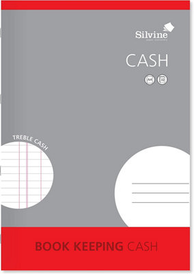 Pack Of 3Silvine CashBook Keeping Cash Pad A4 Treble Cash 32 Pages 16 Sheets from B&Q