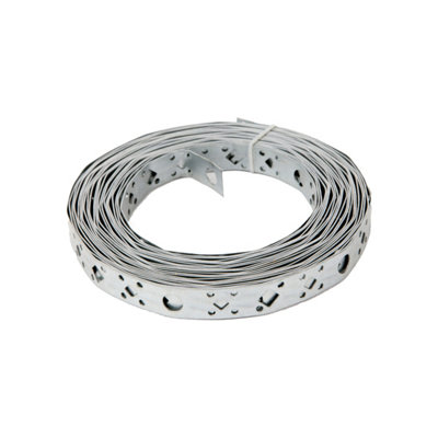 Teco Fixing Band Galv 10M X 20mm X 0.9mm9Fixingband/005 from B&Q