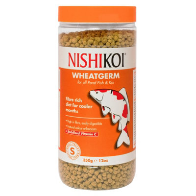 Nishikoi Pond Wheatgerm Small Pellet 350G from B&Q