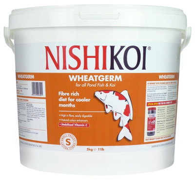 Nishikoi Wheatgerm 5Kg Fish Food Small Pellet from B&Q