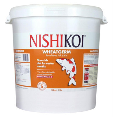 Nishikoi Wheatgerm 10Kg Fish Food Small Pellet from B&Q