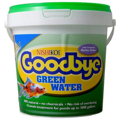 Nishikoi Goodbye Green Water Koi Pond Fish Treatment Safe No Chemicals Garden 8000Gal from B&Q
