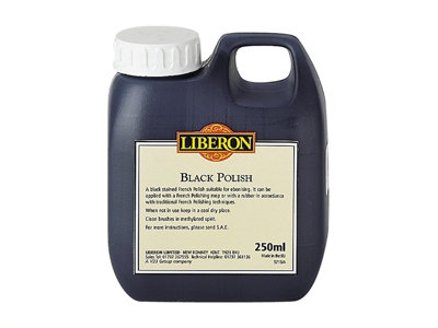 Liberon 014662 Black Polish 250Ml Libbp250 from B&Q