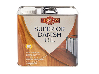 Liberon 039231 Superior Danish Oil 2.5 Litre Libsdo25L from B&Q