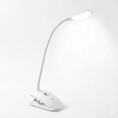 Smart Clip-On Lamp Portable Rechargeable Daylight Led Reading & Craft Light