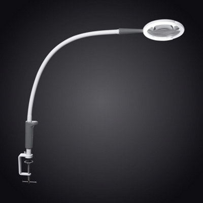Daylight Magnificent Pro™ On Clamp 2-In-1 Magnifier & Task Lamp With Flexible Arm And 1.75X Lens from B&Q