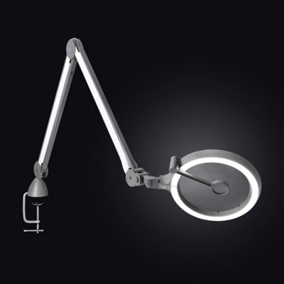 Daylight Iq Magnifier High Precision 3D/12D Magnifying Lamp With 6000K Leds And Stable Sprung Arm from B&Q
