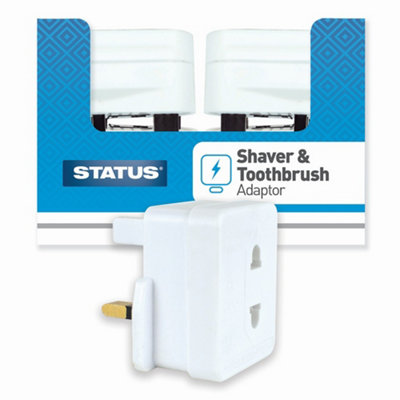 Maestro craft 1 Amp Shaver Adaptor White/shaver Outlet Adapter from B&Q