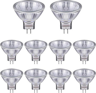 10 X Mr11 20W Halogen Spot Lamp 12V Gu4 Light Bulbs from B&Q