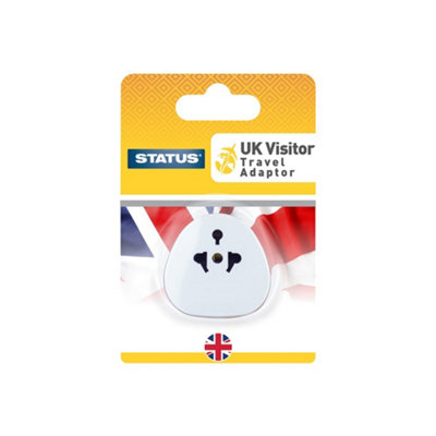 Maestro craft Uk Visitor Adaptor White 1 Pk/uk Power Adapter from B&Q