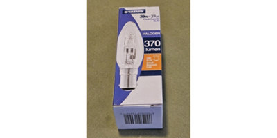 10 X Status 28W-37W Sbc Halogen Candle Light Bulbs