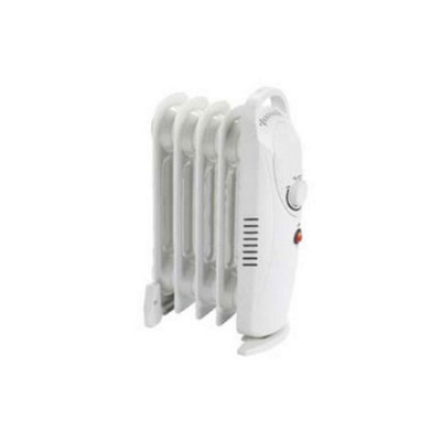 Status Ofr7 Oil Filled Radiator With Adjustable Thermostat 1500W White from B&Q