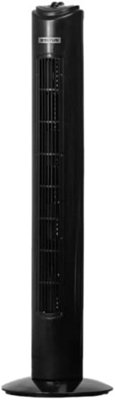 Status Tower Fan 32 Inch Portable Oscillating 3 Speed Adjustable Angle Black from B&Q