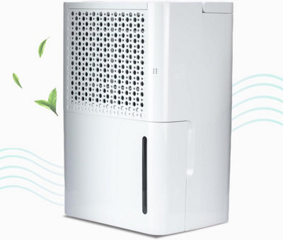 B&Q -  12L Ultra-Quiet Dehumidifier220W Portable Moisture RemoverWhite
