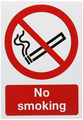 Soundlab Signslab Ml02051S Safety Sign "no Smoking"A5Self-Adhesive from B&Q