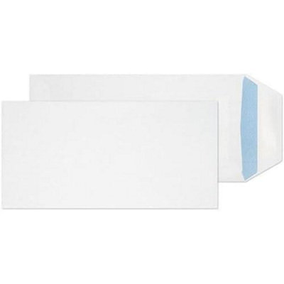 Q-Connect Dl Envelopes Pocket Self Seal 100Gsm White (Pack Of 500) from B&Q