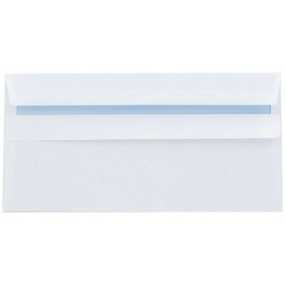 Q-Connect Dl Envelopes Recycled Self Seal 100Gsm White (Pack Of 500) from B&Q
