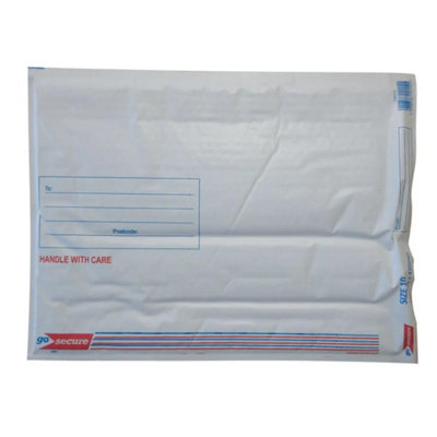 Q-Connect Gosecure Bubble Envelope Size 10 Internal Dimensions 340 X 435 mm White (Pack Of 50) from B&Q