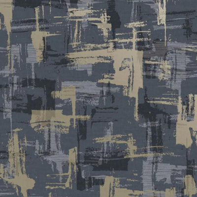 Holden Décor Holden Decor Abstract Geo Navy Wallpaper Metallic Gold Modern Contemporary from B&Q