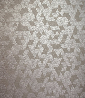 Opus Origami Texture Taupe Heavyweight Vinyl Holden Decor from B&Q