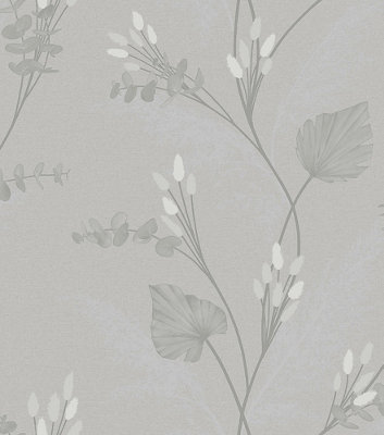 Opus Amarante Grey Heavyweight Vinyl Holden Decor from B&Q