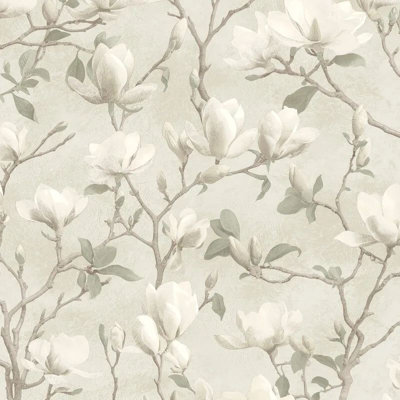 Holden Decor Petalina Dove Wallpaper Floral Luxury Textured Italian Vinyl - Image 8