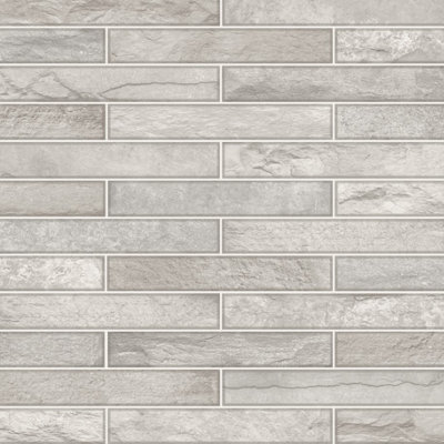 Holden Décor Talara Stone Tile Dove Holden Quality Wallpaper 89410 from B&Q