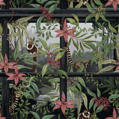 Holden Décor Comoro Wallpaper Charcoal Holden 91391 from B&Q
