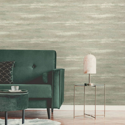 Holden Décor Khalili Wallpaper Horizon Bead Sage Holden 99392 from B&Q