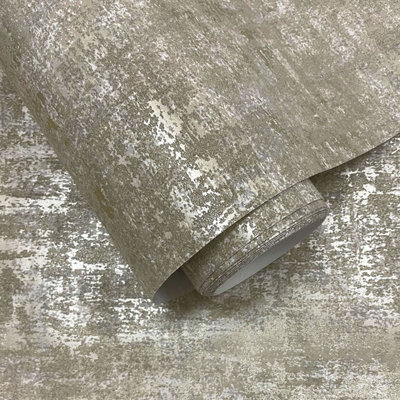 Holden Décor Khalili Wallpaper Brindle Bead Texture Taupe Gold Holden 99401 from B&Q