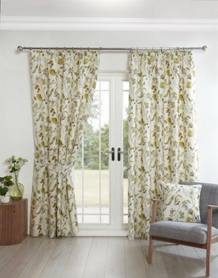 Sundour Grove Pencil Pleat Curtains Curtain Pair from B&Q
