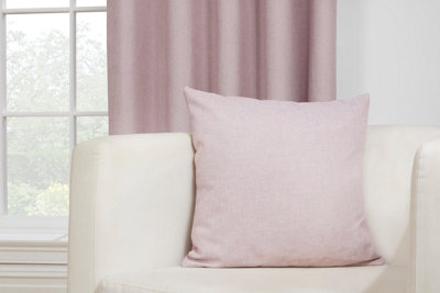 Sundour Eclipse100% Blackout Thermal Self-Lined CurtainsEyelet100% Polyester (RoseCushion Cover18'' X 18'' (Single)) from B&Q
