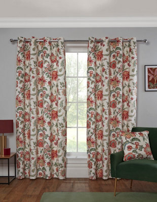 Sundour LindenFully Lined CurtainsEyelet100% Polyester (MultiCushion Cover18'' X 18'' (Single)) from B&Q