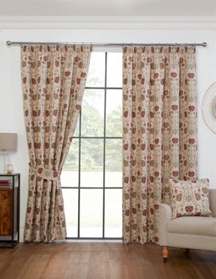 Sundour Pencil Pleat Curtains Aylesbury Taped Top Curtains from B&Q