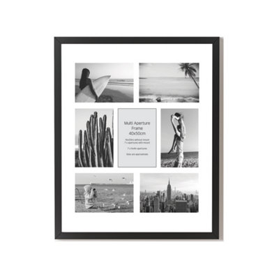  - Black Multi Picture Frame (H)53Cm X (W)43Cm