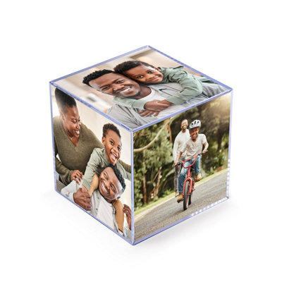 Kenro Photo Cube Photograph Display Gallery For 6 Photos 9X9Cm from B&Q