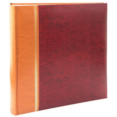 Kenro Grace Traditional Red Photo Album 200/6X4" from B&Q