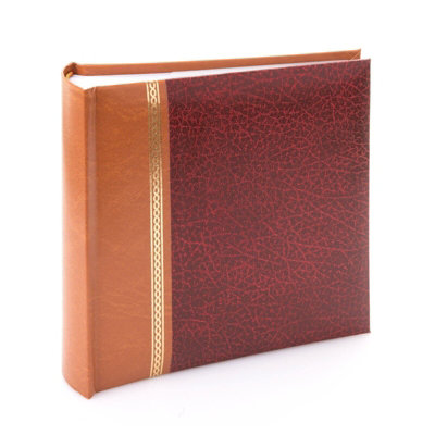 Kenro Grace Traditional Red Photo Album 100/6X4" from B&Q