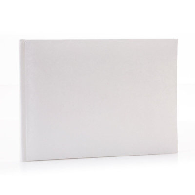 Kenro White Satin Wedding Photo Album 76 Pages from B&Q