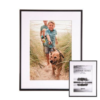 Kenro Black Steel Photo Frame 6X4" / 10X15Cm Avenue SeriesAve1015Bl from B&Q