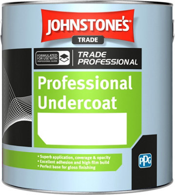 Johnstones Trade Professional UndercoatBrilliant White500Ml from B&Q