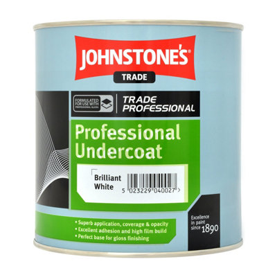 Johnstone's Trade Johnstones Trade Professional Undercoat Brilliant White 1L from B&Q