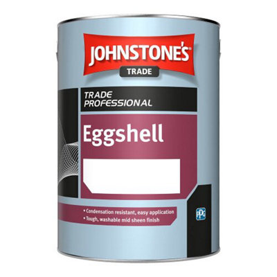 Johnstone's Trade Johnstones Trade Eggshell Magnolia 5L from B&Q