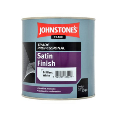 Johnstone's Trade Satin Finish Brilliant 1L White
