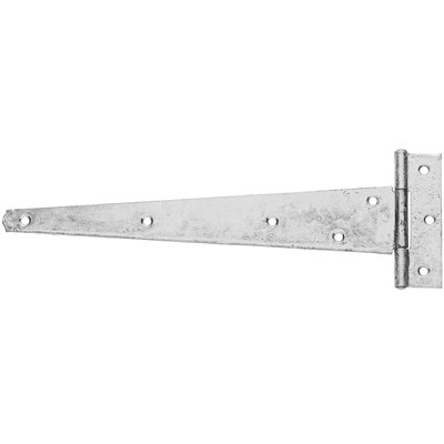 Perry Tee Hinges Galvanised Medium Gate Garden Shed Door Fence Heavy Duty Pair 4In from B&Q