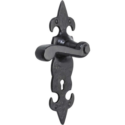 Perry Fulbrook Suite Old Hill Ironworks Door HandlesLatchLockBathroom 210mm from B&Q
