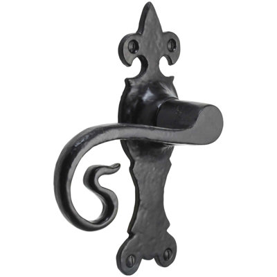 Perry Wychwood Suite Old Hill Ironworks Door HandlesLatchLockBathroom 165mm from B&Q