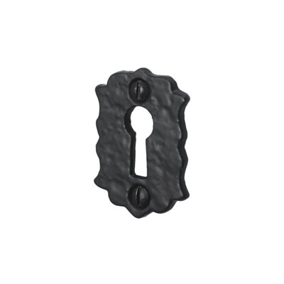 Perry 47mm X 32mm No.4353 Old Hill Ironworks Floral Escutcheons from B&Q